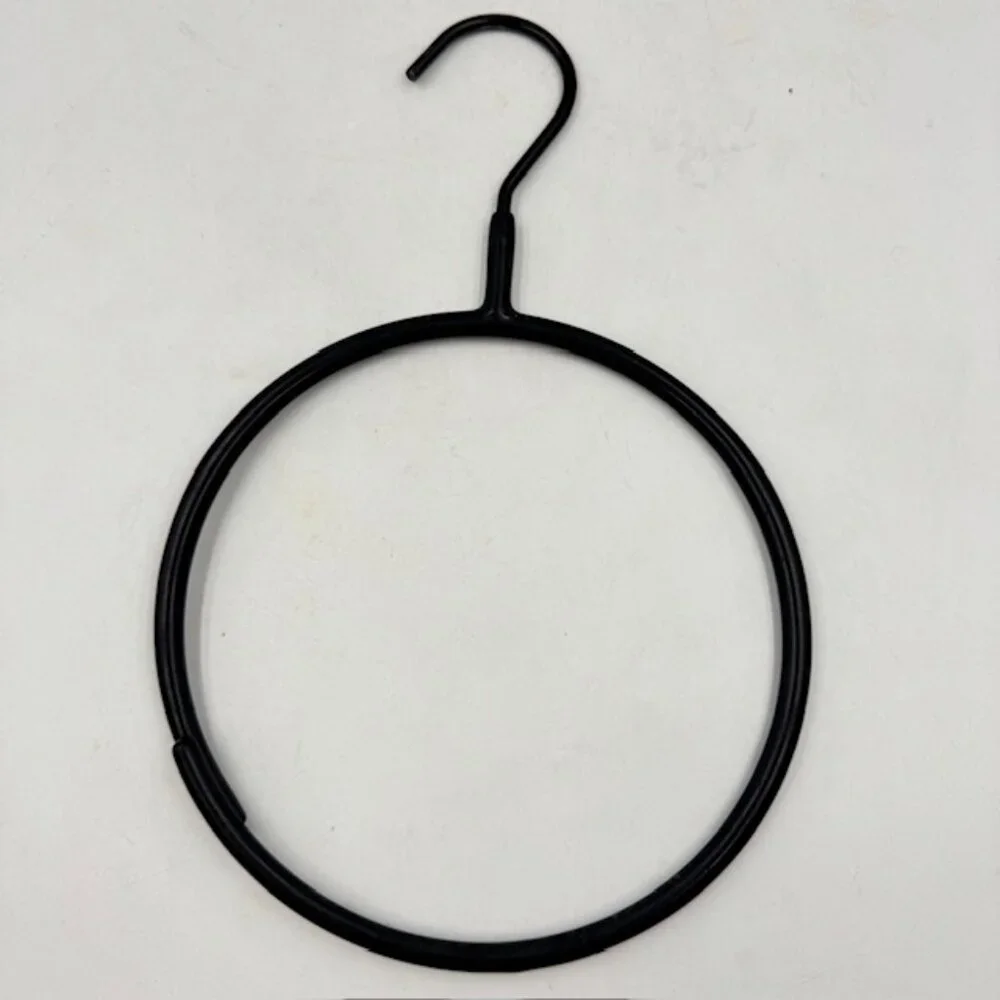 Round Belt Scarf Hanger Heavy Chrome Space Saving Vintage Organizer Hanging Ties